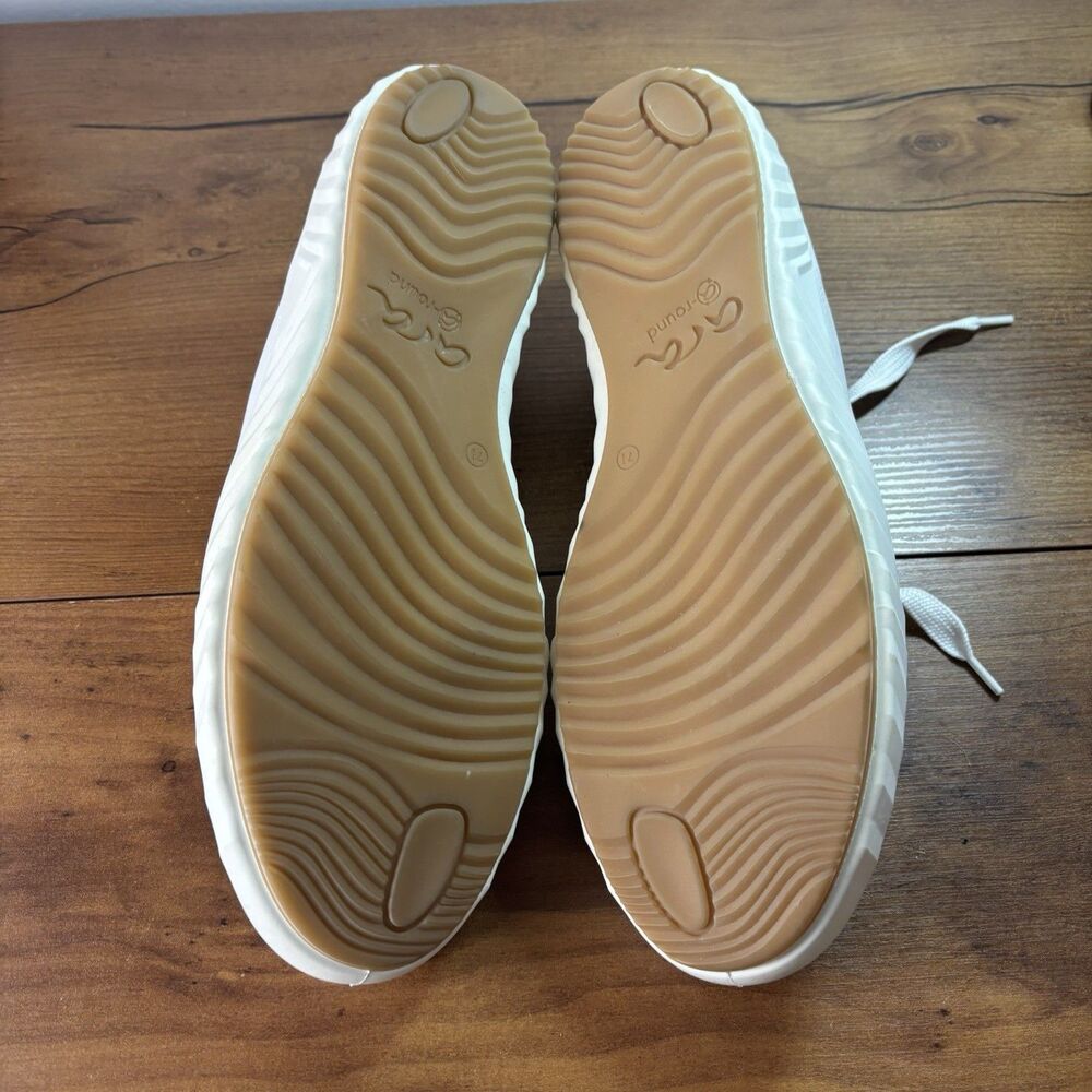 Ara Alexandria  Lace-Up Flat Women's Low White Leather Sneakers US 10 UK 7.5 - Picture 10 of 10